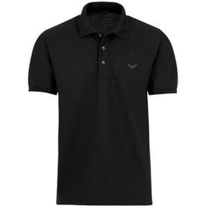 Trigema Poloshirt voor dames, piqué-kwaliteit, zwart, 4XL