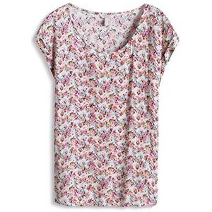 ESPRIT dames Regular Fit blouse met bloemenpatroon