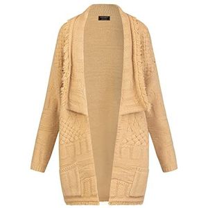 ApartFashion APART Vest met franjes, camel, normaal, camel, L