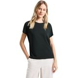 Street One - Crista - T-shirt - Effen - Viscose - Casual Look