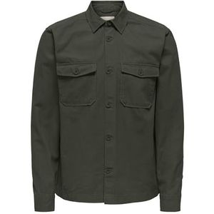 ONLY & SONS Onslev canvas overshirt 0359, roze., L
