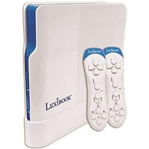 LEXIBOOK TV-console, 200 games, 32-bits, USB-C adapter, wit/blauw, JG7430