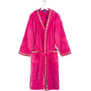 Schwammnissima Yupi Junior Badjas met capuchon, effen, 10-12 jaar, fuchsia
