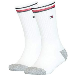 Tommy Hilfiger - Iconic - Sportsokken - Wit - 2 Stuks