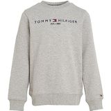 Tommy Hilfiger Uniseks sweatshirts voor kinderen, Grijs (lichtgrijs Heather), 3 jaar