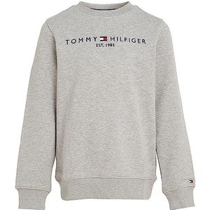 Tommy Hilfiger Uniseks sweatshirts voor kinderen, Grijs (lichtgrijs Heather), 3 jaar