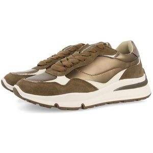 Gioseppo Edmeston Sneakers - Bruin - Gewatteerd - Metallic Accenten - EVA-zool