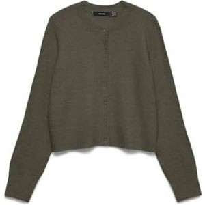VERO MODA Vmmacy Ls O-hals cardigan, grape leaf, M