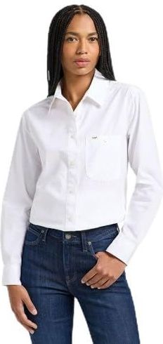 Shirt - Wit - Geweven Overhemd - 100 Procent Katoen - Regular Pasvorm