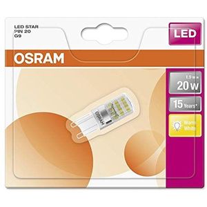 OSRAM LED STAR PIN G9 / LED lamp: G9, 1,90 W, helder, Warm wit, 2700 K | 9 stuks