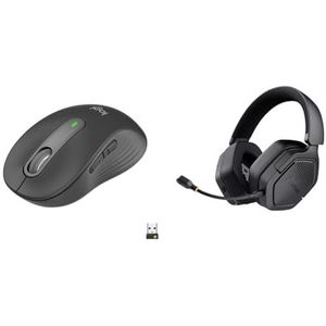 Logitech Signature M650 Draadloze & Trust GXT 1493 Ravox Draadloze Gaming