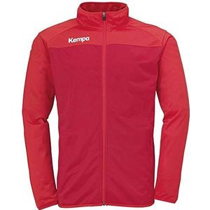 Kempa Prime Poly Jacket Mannen Handbal Jacket, Chilirood/rood, 164