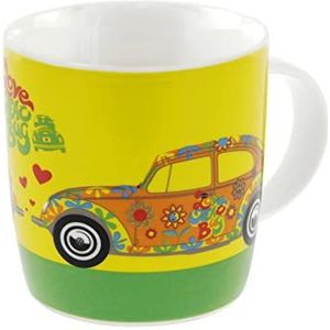 BRISA VW Collection Volkswagen Kever Koffiemok 370ml - Bloem