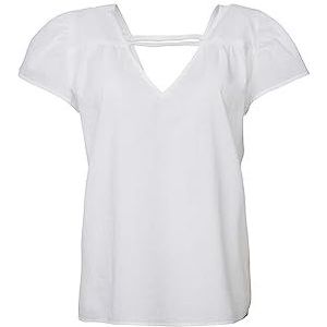 ESPRIT Dames 063EE1F311 blouse, 100/wit, L, 100/wit., L