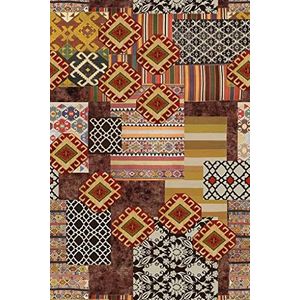 Vilber Bohemian Kilim 2494 tapijt, vinyl, meerkleurig, 153 x 230 x 0,2 cm