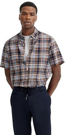 Bugatti - Shirt - Geruit Patroon - 100% Katoen