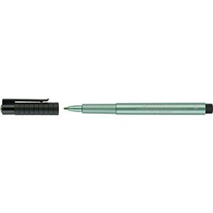 Faber-Castell 167394 - inktpen Pitt artist pen, dikte 1,5 mm, groen metallic
