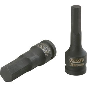 KS Tools 911.0932-E 1/2"" Bit-dopsleutel binnenzeskant, kracht, lang, 19mm, Hanger