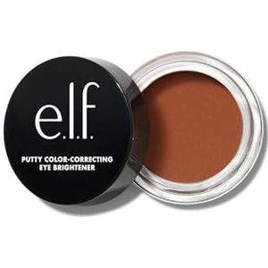 e.l.f. Putty Color-Correcting Eye Brightener, gemiddelde dekking, lichter en hydraterende onderoog-kleurcorrector, veganistisch en dierproefvrij, diep/rijk, 4,2 g