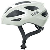 ABUS Macator Racefiets Helm - Sportieve Fietshelm voor Beginners - Voor Dames en Heren - Wit, Maat M​