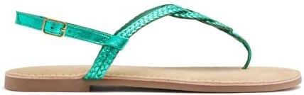 Gioseppo - Zupanija - Platte Damessandalen - Aquamarijn