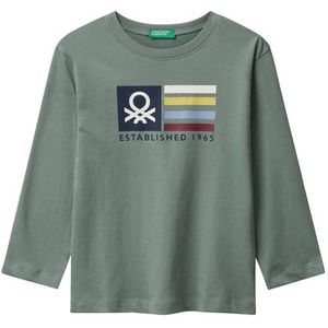 United Colors of Benetton T-shirt M/L, Groen, 4 anni
