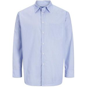 JORBILL POPLIN Oversized Shirt LS, blauw, XS