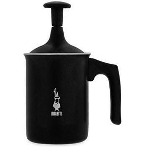 Bialetti 00AGR394 Tutto Crema Melkopschuimer, Voor 3 Kopjes, 0,5 L, Zwart