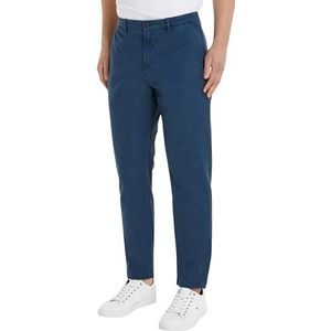 Tommy Hilfiger Chino Chelsea Gabardine Gmd Geweven broek heren, Egeïsche Zee, 34W / 32L