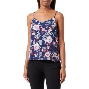 ONLY Onlnova Life Vis Paris Singlet AOP Spaghettitop voor dames, Patriot Blue/Aop: 341 Augusta Fleur, 38