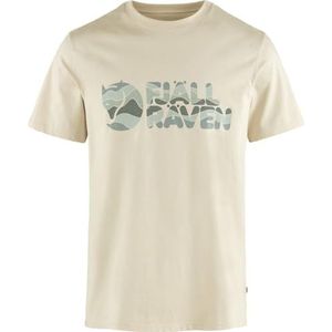Fjällräven - Multicolor Logo - TShirt - Beige - 100% Katoen