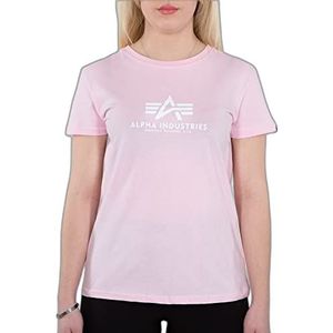 Alpha Industries New Basic T T-shirt voor dames Pastel Pink