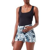 Noppies Dames Under The Belly Allover Print Niles Shorts, Blue Graphite - P334, 42 NL