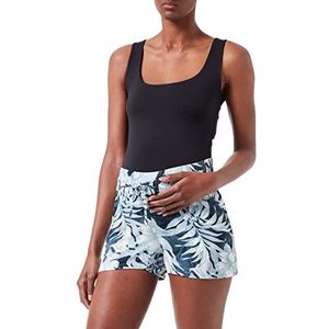 Noppies Dames Under The Belly Allover Print Niles Shorts, Blue Graphite., XXS