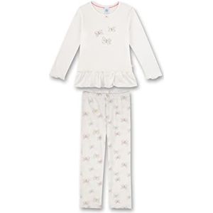 Sanetta Meisjes 233076 Pyjamaset, White Pebble, 98, wit pebble, 98 cm