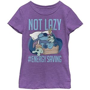 Disney Lazy Energy T-shirt voor meisjes, Purple Berry, XL