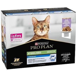 PRO PLAN Senior 7+ LONGEVIS Kalkoenschuim, 75 g