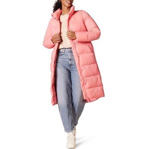 Amazon Essentials Dames lichtgewicht waterbestendige langere lengte Cocoon puffer jas, roze, S