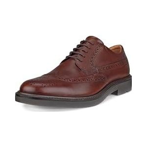 ECCO London Wingtip Oxford voor heren, cognac, 42/42.5 EU