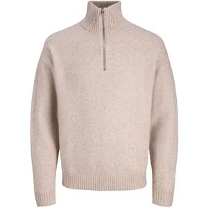Jack & Jones - Soho Ollie - Gebreide Pullover - Hoge Hals - Halve Rits