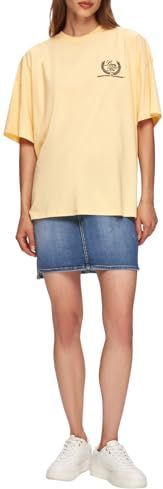 T-shirt - Effen - Jersey - Driekwart Mouw - Losse Pasvorm