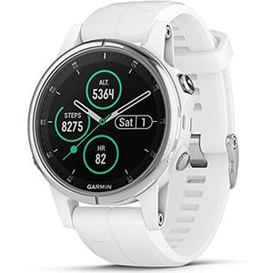 Garmin Fenix 5S Plus Sapphire Smartwatch, Wit