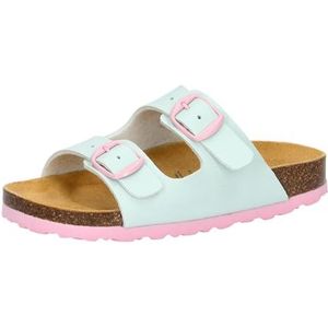 Lico Bioline Kids Sandalen met 2 gespen, turquoise roze, 37 EU