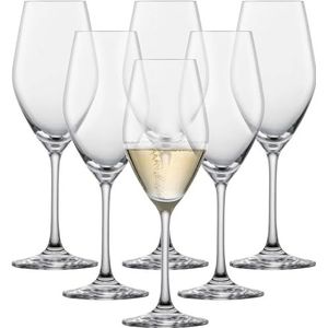Schott Zwiesel 6-delige set champagneglazen Vina van glas in de kleur kristalglas, 70 x 212 mm, art.nr. 111718