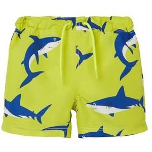 NMMZEUS TB Long Swim Shorts, Evening Primroos/Aop: haai, 80 cm
