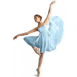 Capezio 126 Hemdje Empire Dansjurken volwassenen, Lt. Blue, XS UK