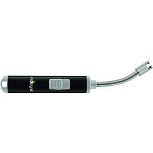 inolight 555-100 CL 1 lichtboog-staafaansteker USB-accu vlamloze aansteker zwart, (B x H x D) 25 x 238 x 16 mm