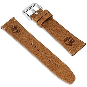 Timberland Unisex analoog kwartshorloge met leren armband TDOUL000204, beige