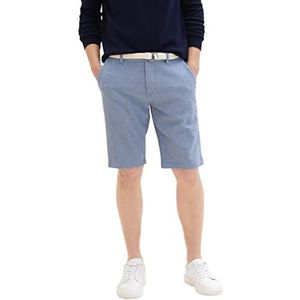 TOM TAILOR Mannen bermuda shorts 1035041, 31063 - Chambray Blue Dobby, 32