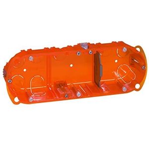 Legrand leg90503 BATIBOX UP-Box voor wanden van verschillende materialen 3 vakken diepte 40 mm